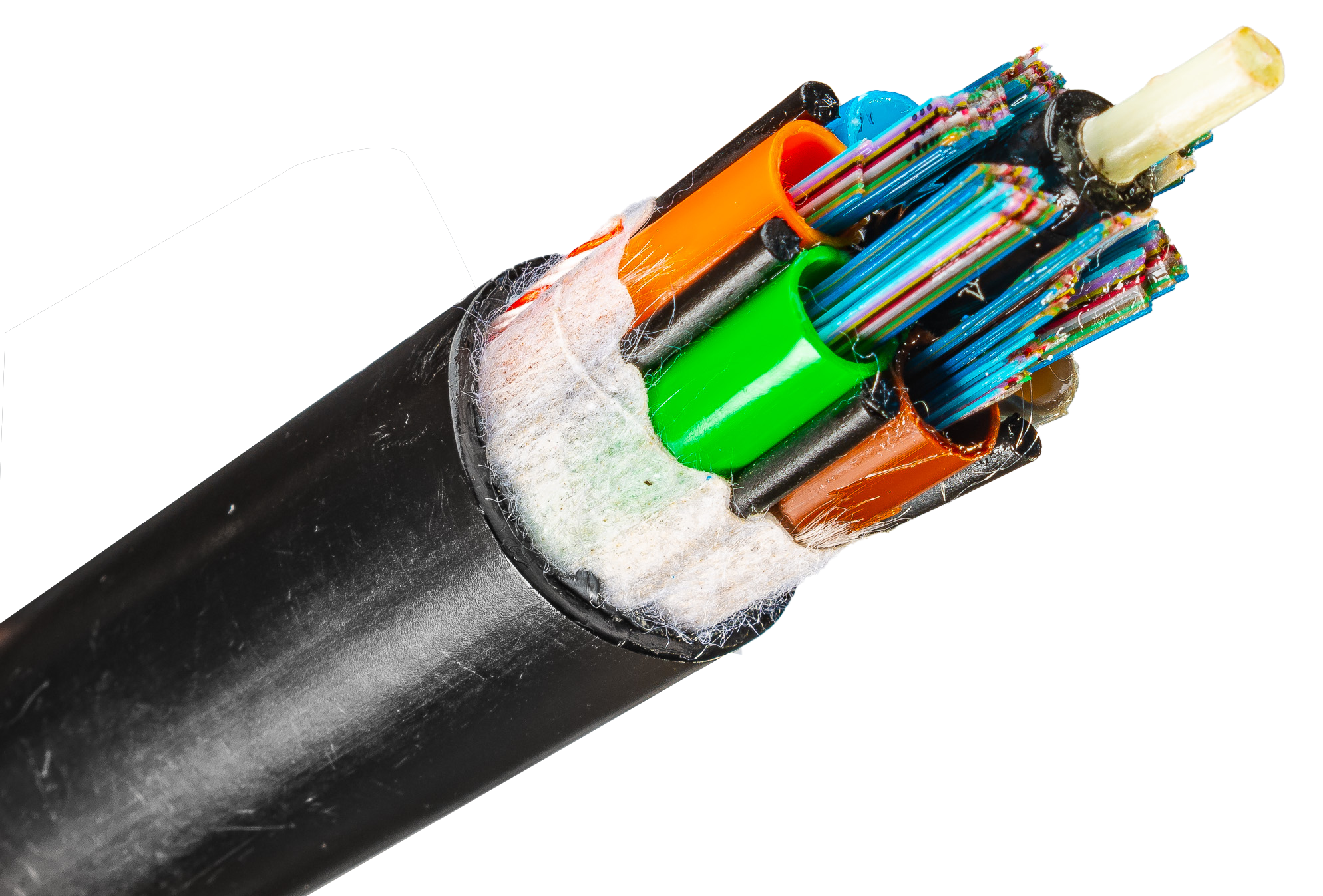 Close up of the Flat Ribbon Loose Tube Cable, click for more information about the product.