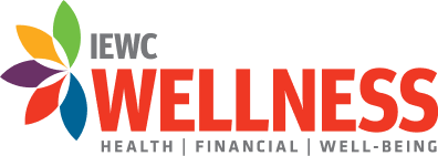 IEWC Wellness "health, financial, well-being" logo