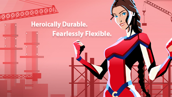 Carol Electronics brand feature, “Heroically durable. Fearlessly flexible.”