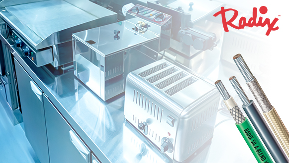 Radix wire featured within kitchen appliances