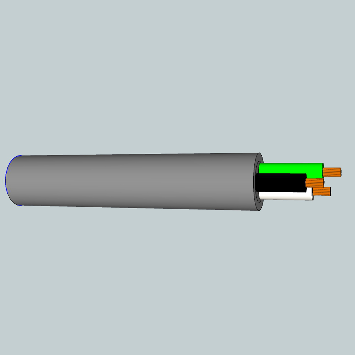 grey wire on a grey background